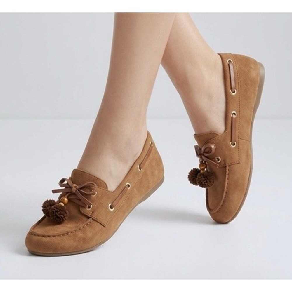 New Women’s Midge Flats Loafer Brown - Universal Thread Chestnut Size 6